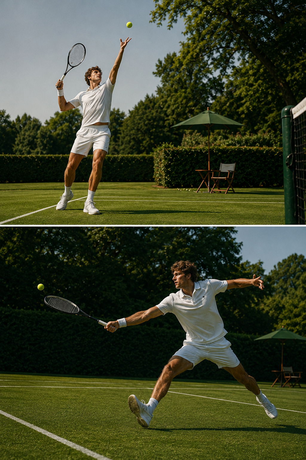 七月 10 daily tennis poster — 宜新人破土